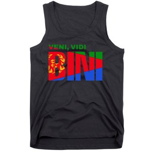 Vini Vidi Bini Eritrean Cyclist De France Tank Top