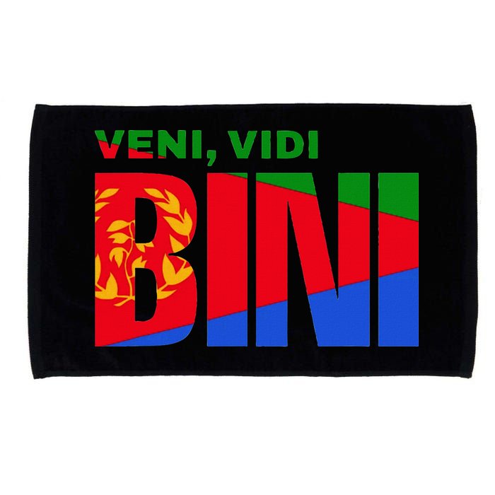 Vini Vidi Bini Eritrean Cyclist De France Microfiber Hand Towel