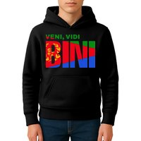 Vini Vidi Bini Eritrean Cyclist De France Kids Hoodie