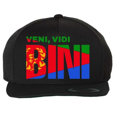 Vini Vidi Bini Eritrean Cyclist De France Wool Snapback Cap