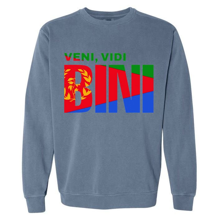 Vini Vidi Bini Eritrean Cyclist De France Garment-Dyed Sweatshirt