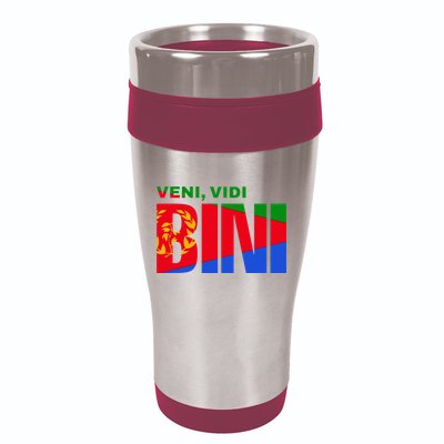 Vini Vidi Bini Eritrean Cyclist De France 16oz Travel Tumbler