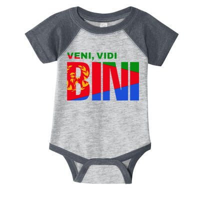 Vini Vidi Bini Eritrean Cyclist De France Infant Baby Jersey Bodysuit