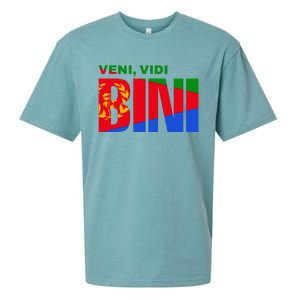 Vini Vidi Bini Eritrean Cyclist De France Sueded Cloud Jersey T-Shirt