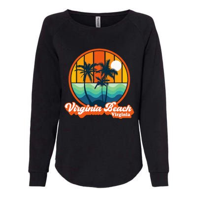 Vintage Virginia Beach Virginia Summer 90s Beach Souvenirs Womens California Wash Sweatshirt