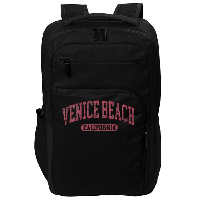 Vintage Venice Beach Est 1905 California Ca Retro Throwback Impact Tech Backpack