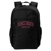 Vintage Venice Beach Est 1905 California Ca Retro Throwback Daily Commute Backpack