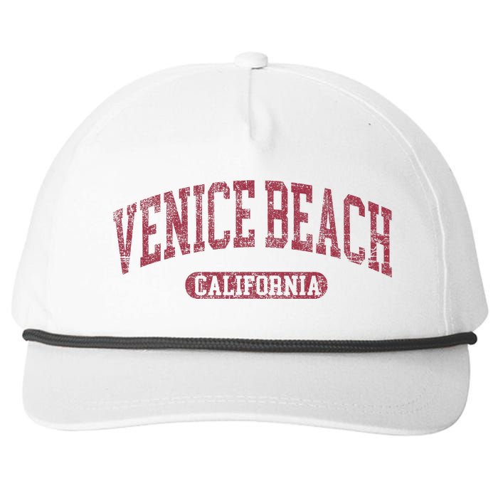 Vintage Venice Beach Est 1905 California Ca Retro Throwback Snapback Five-Panel Rope Hat