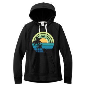 Vacay Vibes Beach Family Vacation Summer Graphic Gift Women's Fleece Hoodie