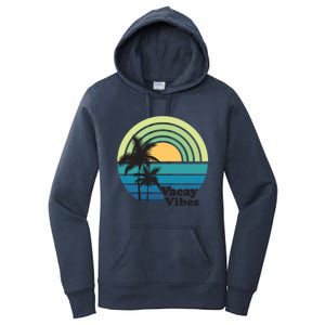 Vacay Vibes Beach Family Vacation Summer Graphic Gift Women's Pullover Hoodie