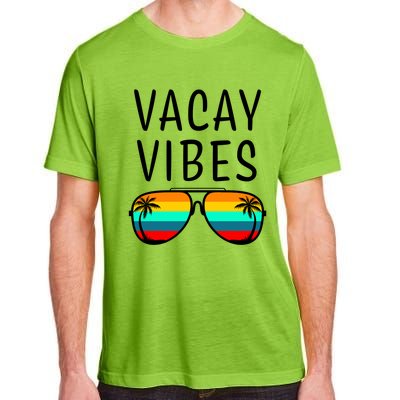 Vacay Vibes Beach Vacation Gift Adult ChromaSoft Performance T-Shirt