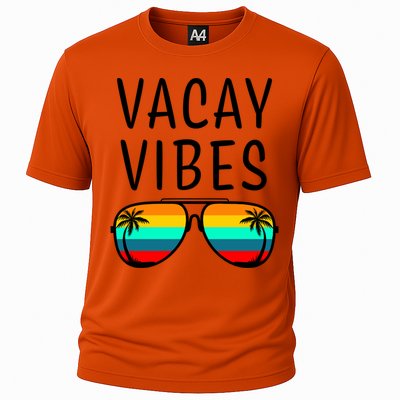 Vacay Vibes Beach Vacation Gift Cooling Performance Crew T-Shirt