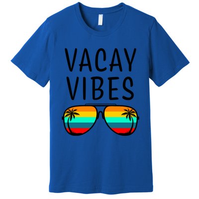 Vacay Vibes Beach Vacation Gift Premium T-Shirt