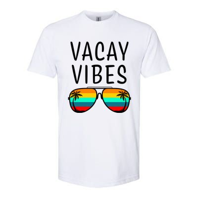 Vacay Vibes Beach Vacation Gift Softstyle CVC T-Shirt