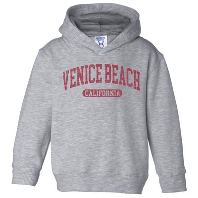 Vintage Venice Beach Est 1905 California Ca Retro Throwback Toddler Hoodie