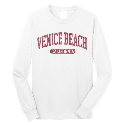 Vintage Venice Beach Est 1905 California Ca Retro Throwback Long Sleeve Shirt