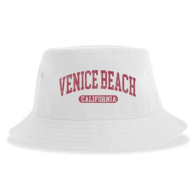 Vintage Venice Beach Est 1905 California Ca Retro Throwback Sustainable Bucket Hat