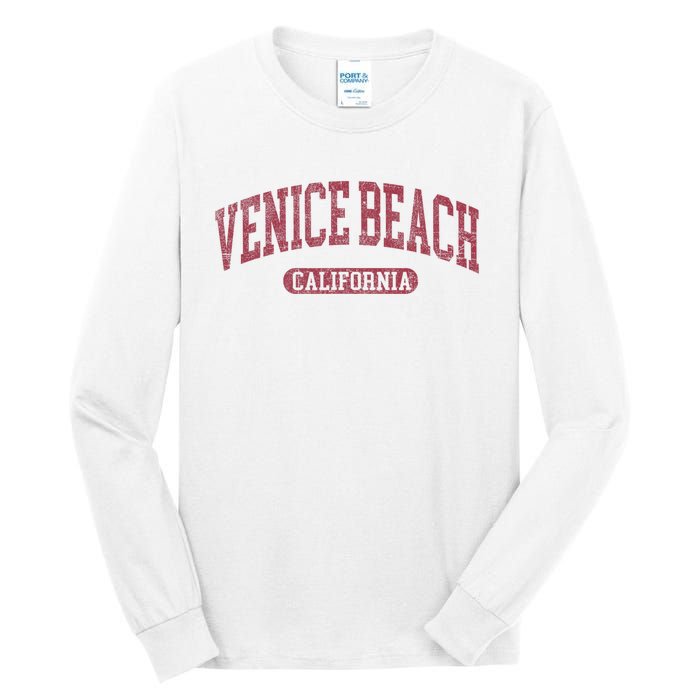 Vintage Venice Beach Est 1905 California Ca Retro Throwback Tall Long Sleeve T-Shirt