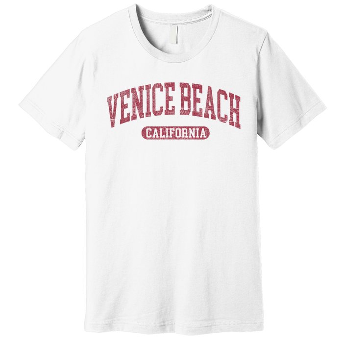 Vintage Venice Beach Est 1905 California Ca Retro Throwback Premium T-Shirt