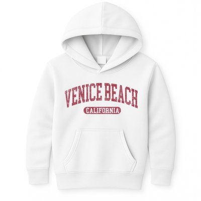 Vintage Venice Beach Est 1905 California Ca Retro Throwback Kids Hoodie