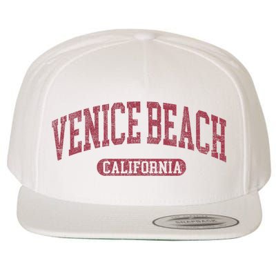 Vintage Venice Beach Est 1905 California Ca Retro Throwback Wool Snapback Cap