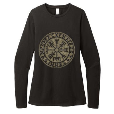 Vegvisir Viking Compass Norse Symbol Protection Nordic Vikings Womens CVC Long Sleeve Shirt