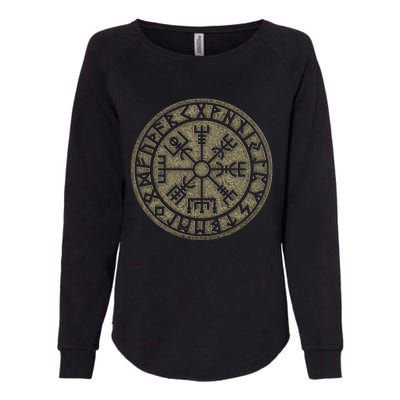 Vegvisir Viking Compass Norse Symbol Protection Nordic Vikings Womens California Wash Sweatshirt