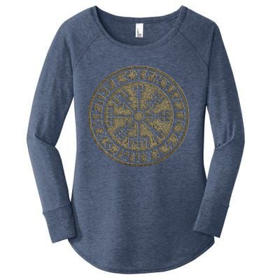 Vegvisir Viking Compass Norse Symbol Protection Nordic Vikings Women's Perfect Tri Tunic Long Sleeve Shirt