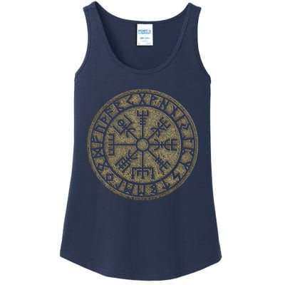 Vegvisir Viking Compass Norse Symbol Protection Nordic Vikings Ladies Essential Tank