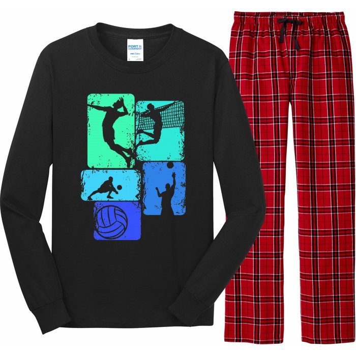 Volleyballer Volleyball Children Long Sleeve Pajama Set