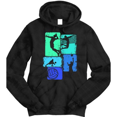 Volleyballer Volleyball Children Tie Dye Hoodie