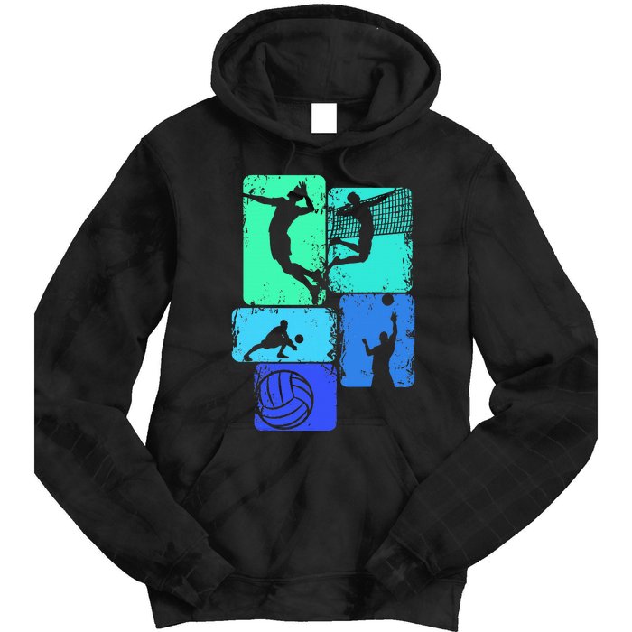 Volleyballer Volleyball Children Tie Dye Hoodie