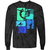 Volleyballer Volleyball Children Tie-Dye Long Sleeve Shirt