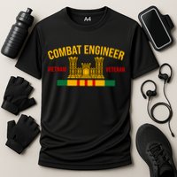 Vietnam Veteran Combat Engineer symbol Performance Shirt