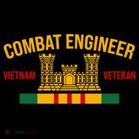 Vietnam Veteran Combat Engineer symbol Tall T-Shirt