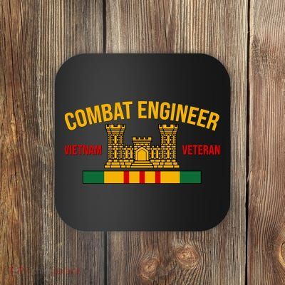 Vietnam Veteran Combat Engineer symbol Coaster