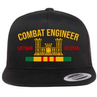 Vietnam Veteran Combat Engineer symbol Flatbill Hat