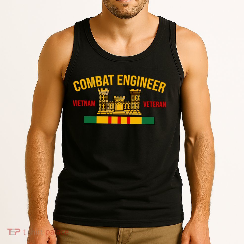 Vietnam Veteran Combat Engineer symbol Tank Top