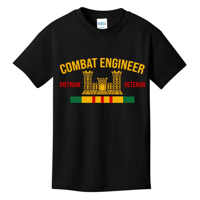 Vietnam Veteran Combat Engineer symbol Kids T-Shirt