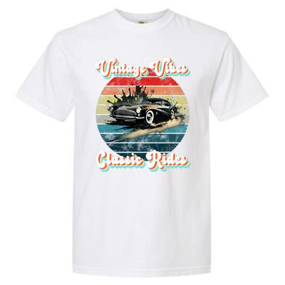 Vintage Vibes Classic Rides Retro Garment-Dyed Heavyweight T-Shirt