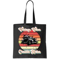 Vintage Vibes Classic Rides Retro Tote Bag