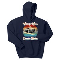 Vintage Vibes Classic Rides Retro Kids Hoodie