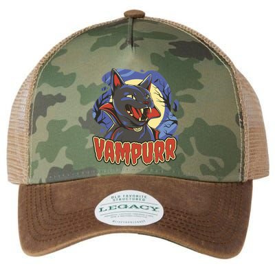 Vampurr Vampire Cat Legacy Tie Dye Trucker Hat
