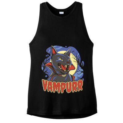 Vampurr Vampire Cat Ladies PosiCharge Tri-Blend Wicking Tank