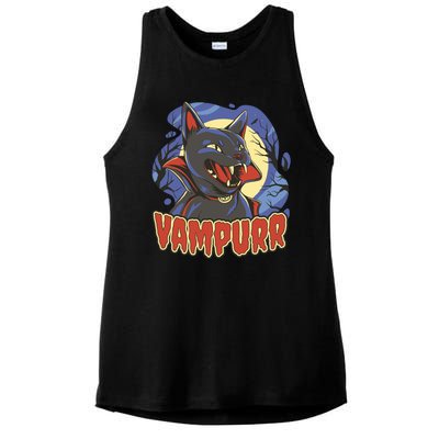 Vampurr Vampire Cat Ladies PosiCharge Tri-Blend Wicking Tank