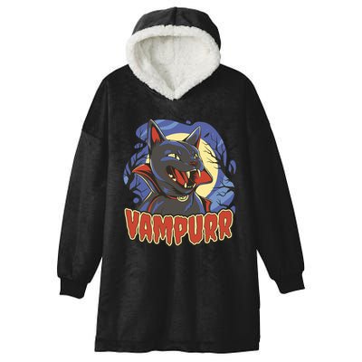 Vampurr Vampire Cat Hooded Wearable Blanket