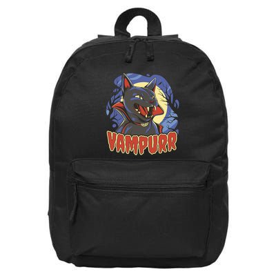 Vampurr Vampire Cat 16 in Basic Backpack