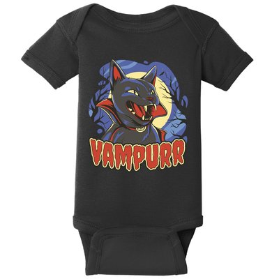 Vampurr Vampire Cat Baby Bodysuit