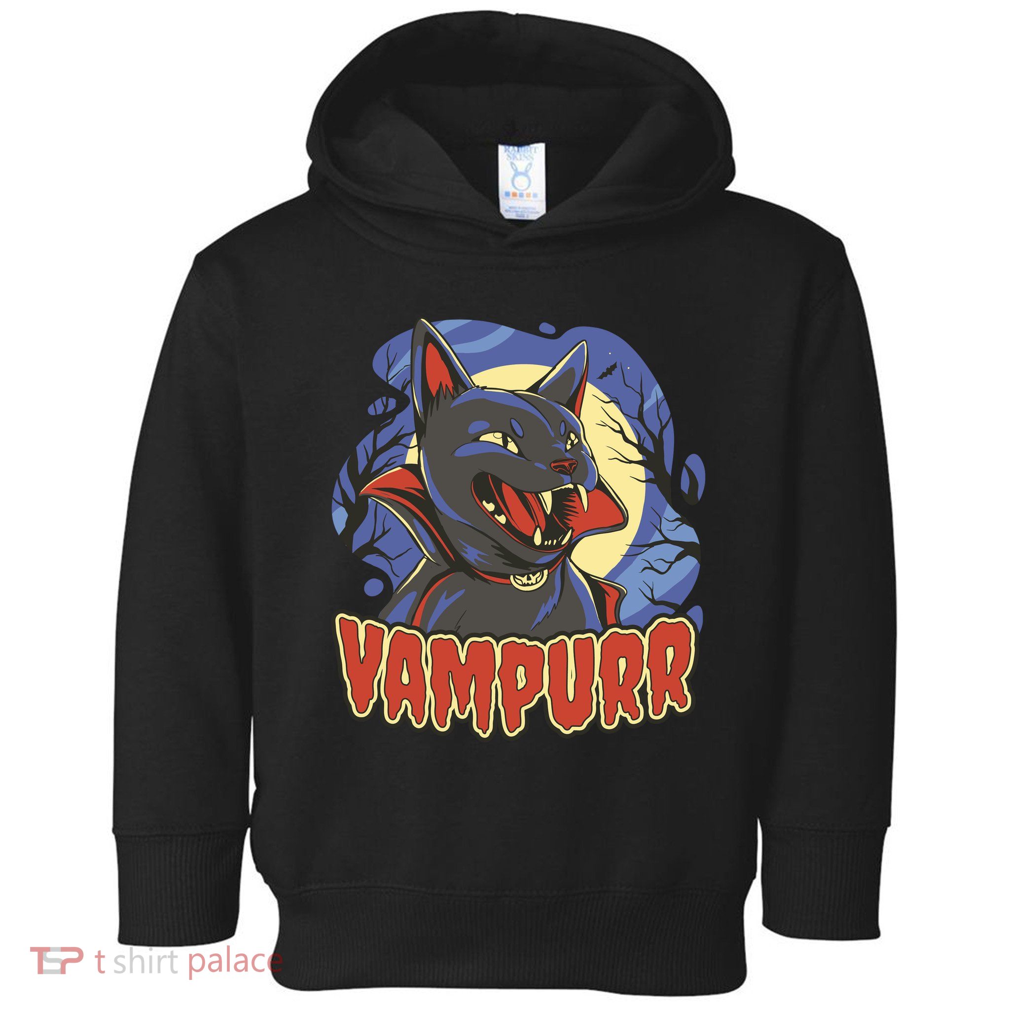 Vampurr Vampire Cat Toddler Hoodie