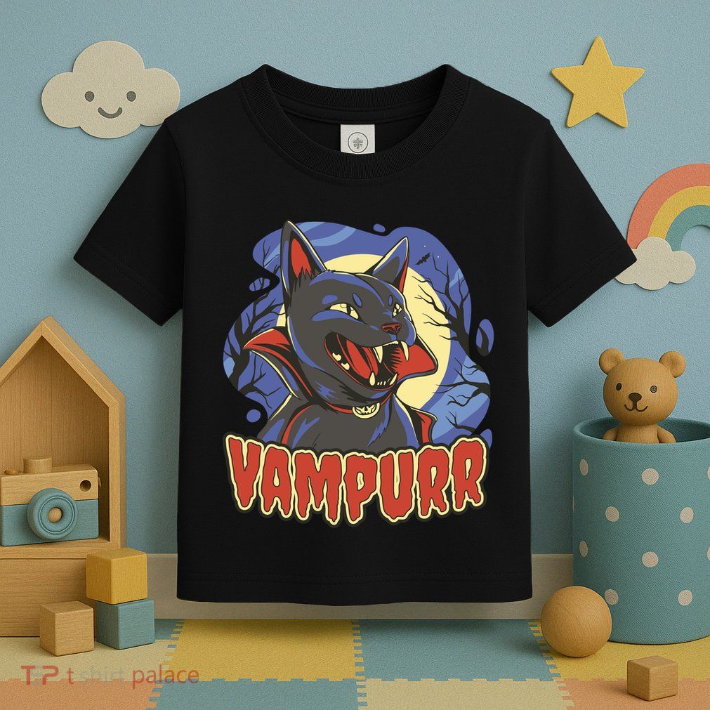 Vampurr Vampire Cat Toddler T-Shirt